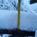 Уровень снега в Шерегеше